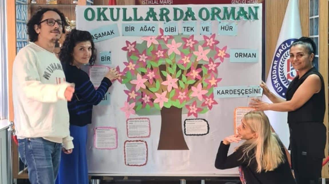 Okullarda Orman Projesinin Ekim-Kasım Ayı Pano Çalışması 